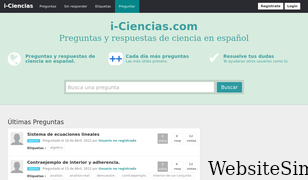 i-ciencias.com Screenshot