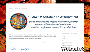 iammeditations.org Screenshot