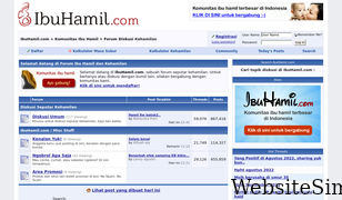 ibuhamil.com Screenshot