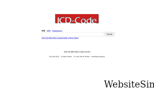 icd-code.de Screenshot
