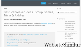 icebreakerideas.com Screenshot
