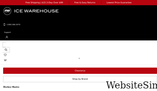 icewarehouse.com Screenshot