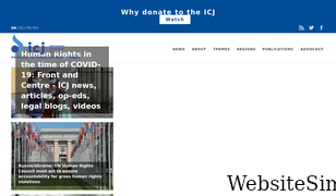 icj.org Screenshot