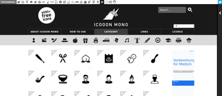 icooon-mono.com Screenshot
