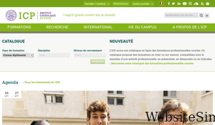 icp.fr Screenshot