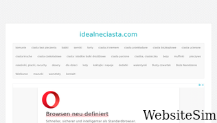 idealneciasta.com Screenshot