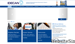 idecan.org.br Screenshot