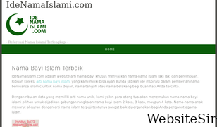 idenamaislami.com Screenshot