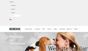 idexx.com Screenshot