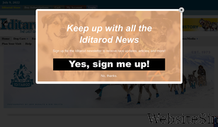 iditarod.com Screenshot