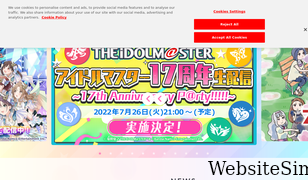 idolmaster-official.jp Screenshot