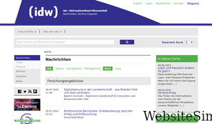 idw-online.de Screenshot
