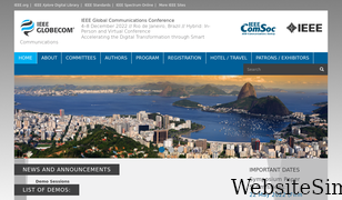ieee-globecom.org Screenshot