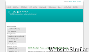 ielts-mentor.com Screenshot
