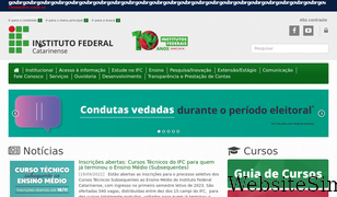 ifc.edu.br Screenshot