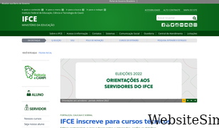 ifce.edu.br Screenshot