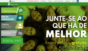 ifmt.edu.br Screenshot