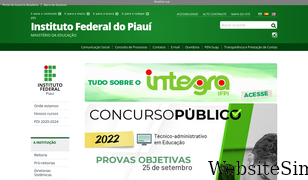 ifpi.edu.br Screenshot