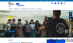 ifremer.fr Screenshot