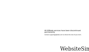 igblade.com Screenshot