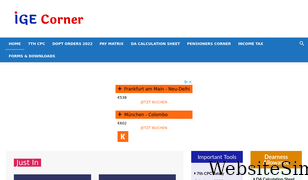 igecorner.com Screenshot