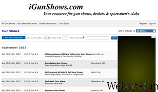 igunshows.com Screenshot