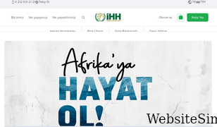 ihh.org.tr Screenshot