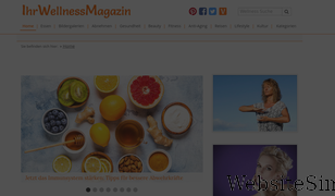 ihr-wellness-magazin.de Screenshot