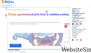 ihrysko.sk Screenshot