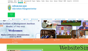iimamritsar.ac.in Screenshot