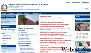 iisbadoni.edu.it Screenshot