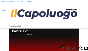 ilcapoluogo.it Screenshot
