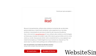 iliad.fr Screenshot