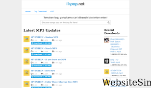 ilkpop.net Screenshot