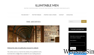illimitablemen.com Screenshot
