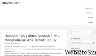 ilmiyyah.com Screenshot