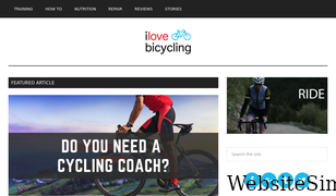 ilovebicycling.com Screenshot