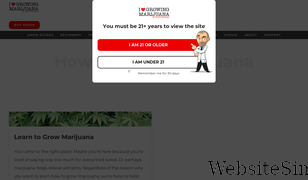 ilovegrowingmarijuana.com Screenshot