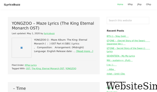 ilyricsbuzz.com Screenshot