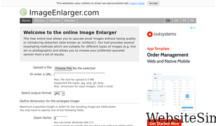 imageenlarger.com Screenshot
