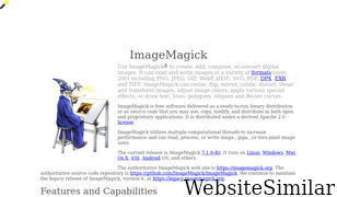 imagemagick.org Screenshot