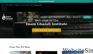imamghazali.org Screenshot