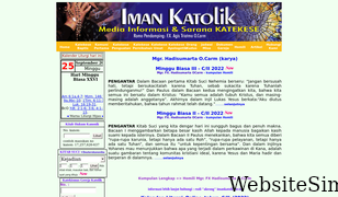 imankatolik.or.id Screenshot