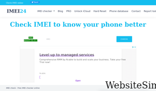 imei24.com Screenshot
