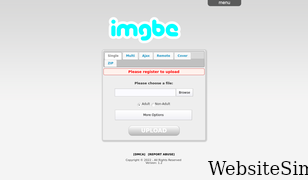 imgbe.com Screenshot