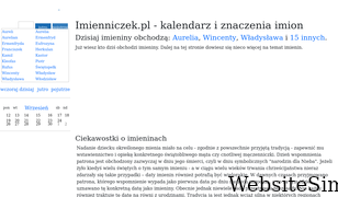 imienniczek.pl Screenshot