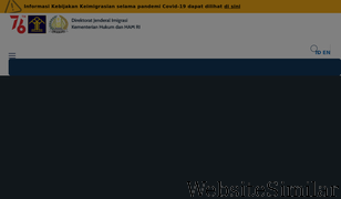 imigrasi.go.id Screenshot