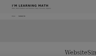 imlearningmath.com Screenshot