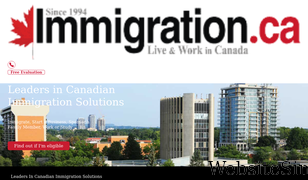 immigration.ca Screenshot