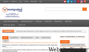 immigration.com Screenshot